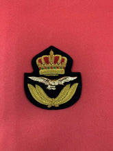 Royal Air Force Of Oman Cap Badge SOAF Handmade With Gold Bullion/Wire Cap Badge